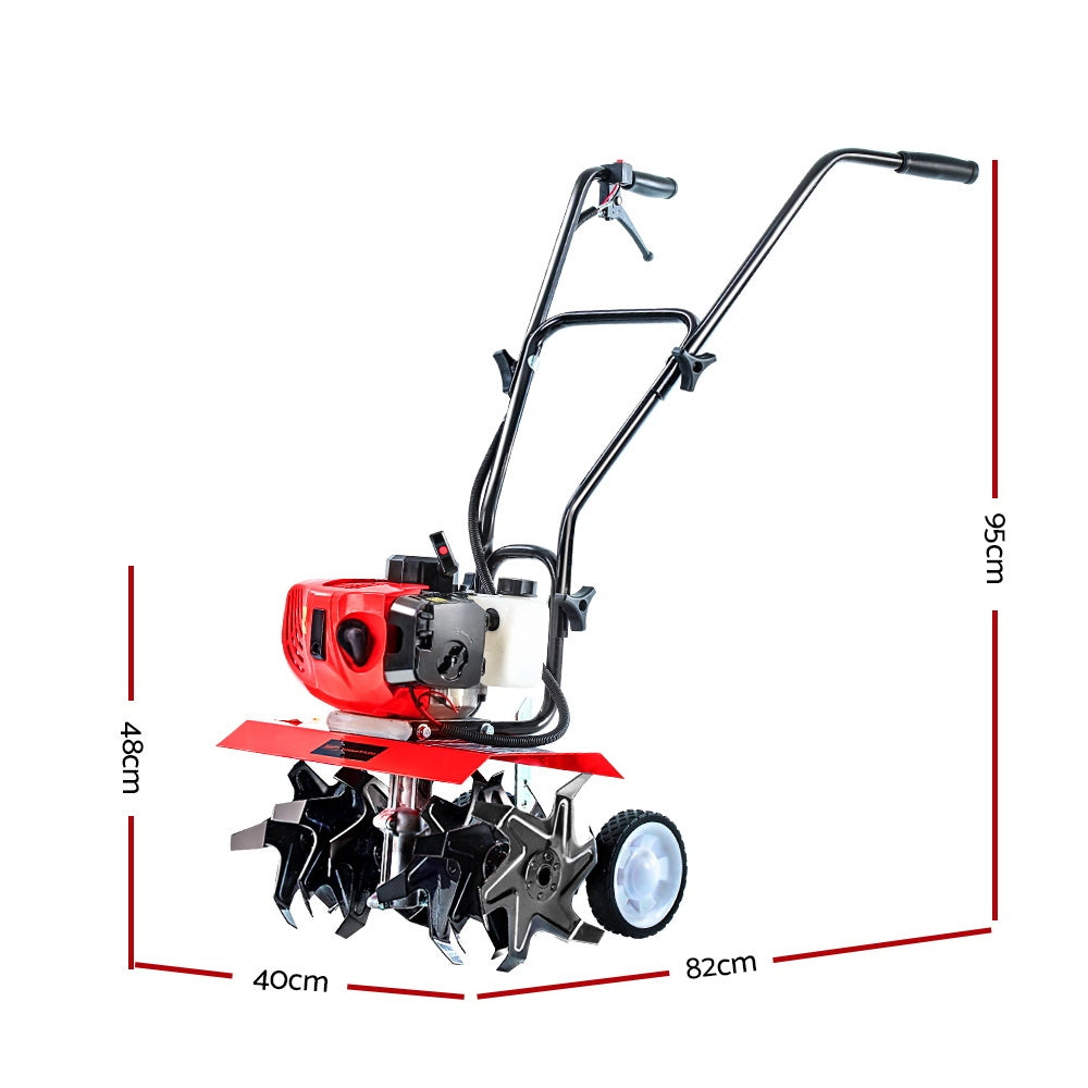 Giantz 65CC Cultivator Tiller Rotary Garden Hoe