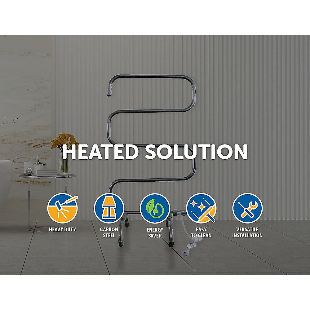 Electric Heated Bathroom Towel Rack/Rail -70w