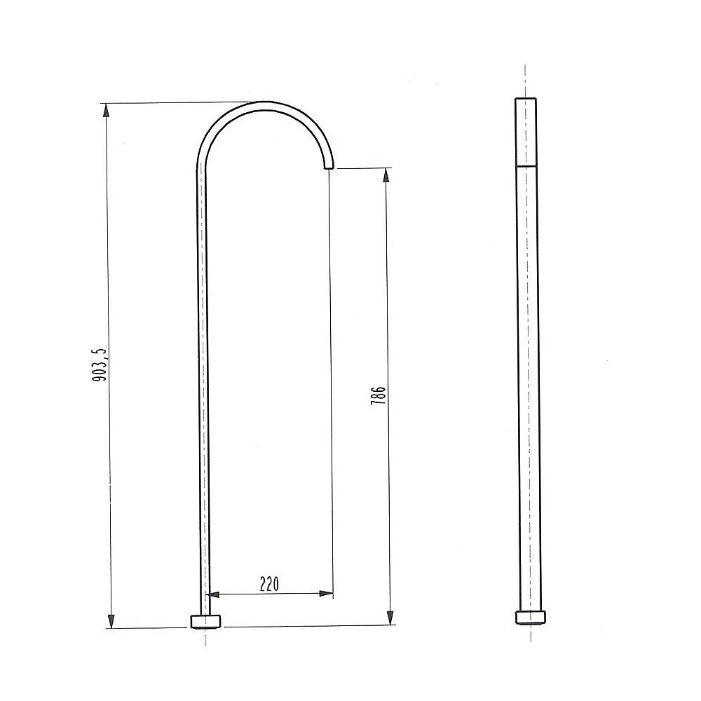Freestanding Bath Spout Bathroom