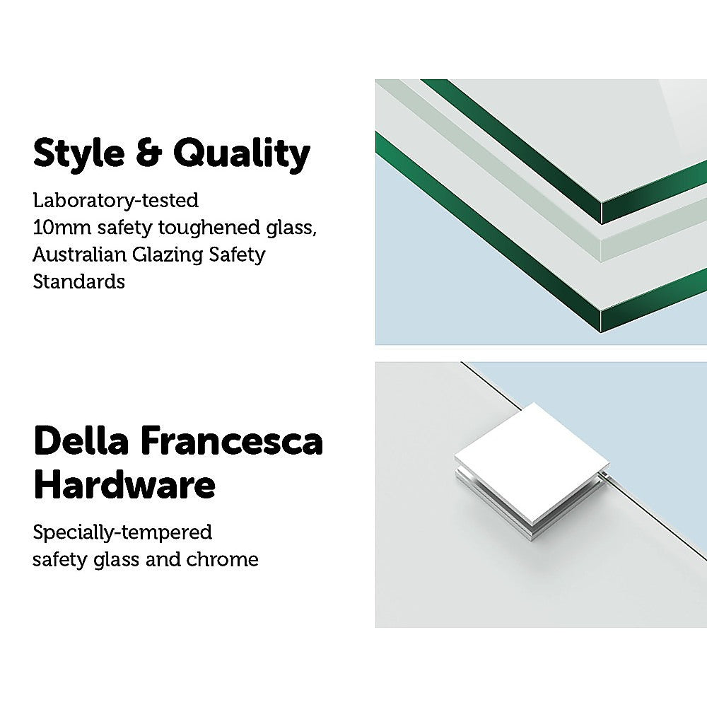 800x800mm Walk In Wetroom Shower System By Della Francesca