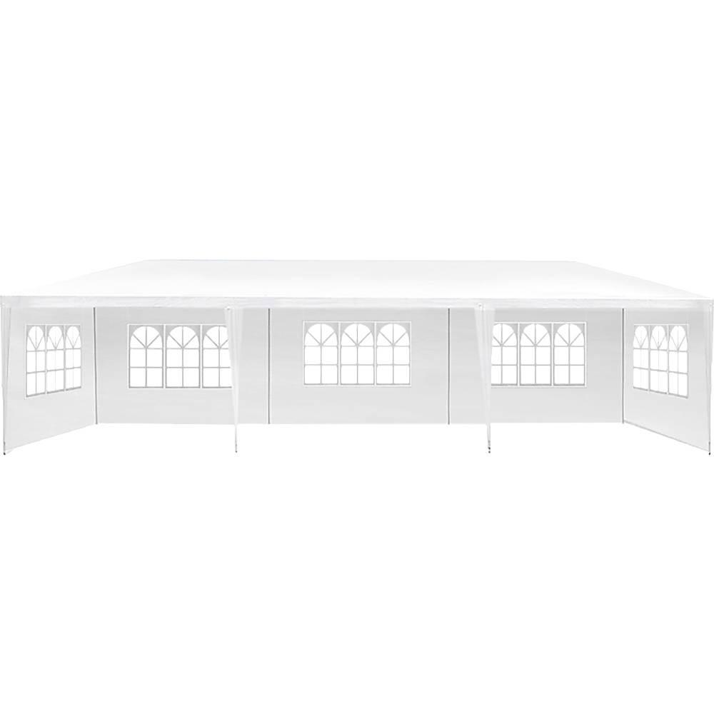 3x9m Wedding Outdoor Gazebo Marquee Tent Canopy White