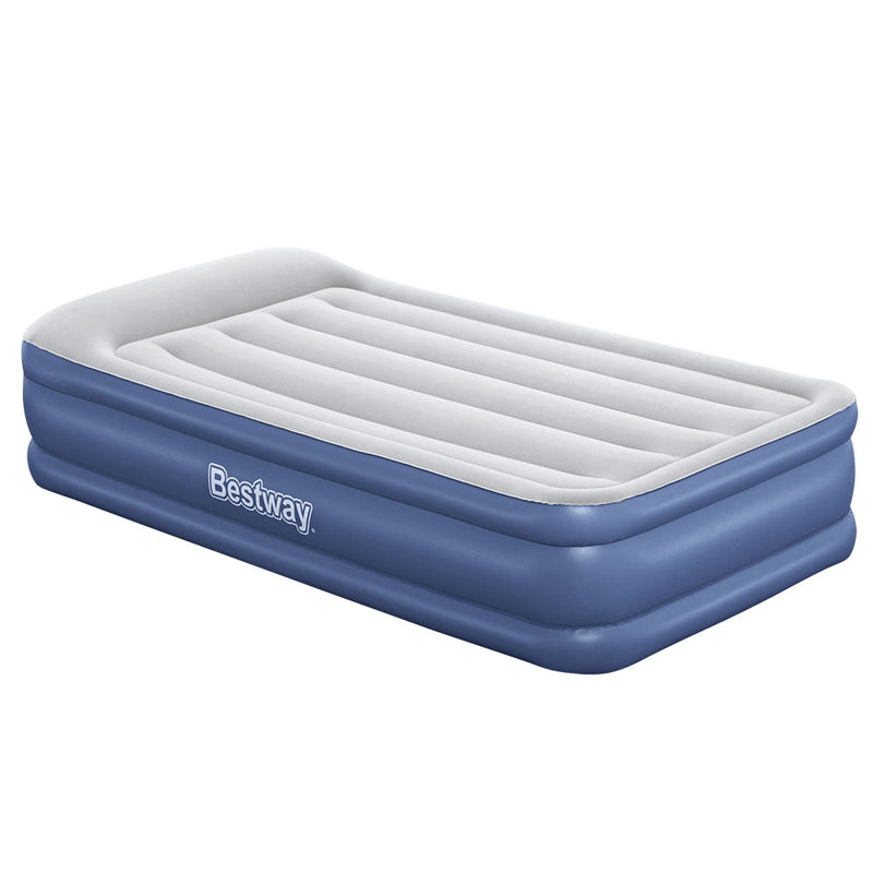 Bestway Air Mattress Single Inflatable Bed 46cm Airbed Blue