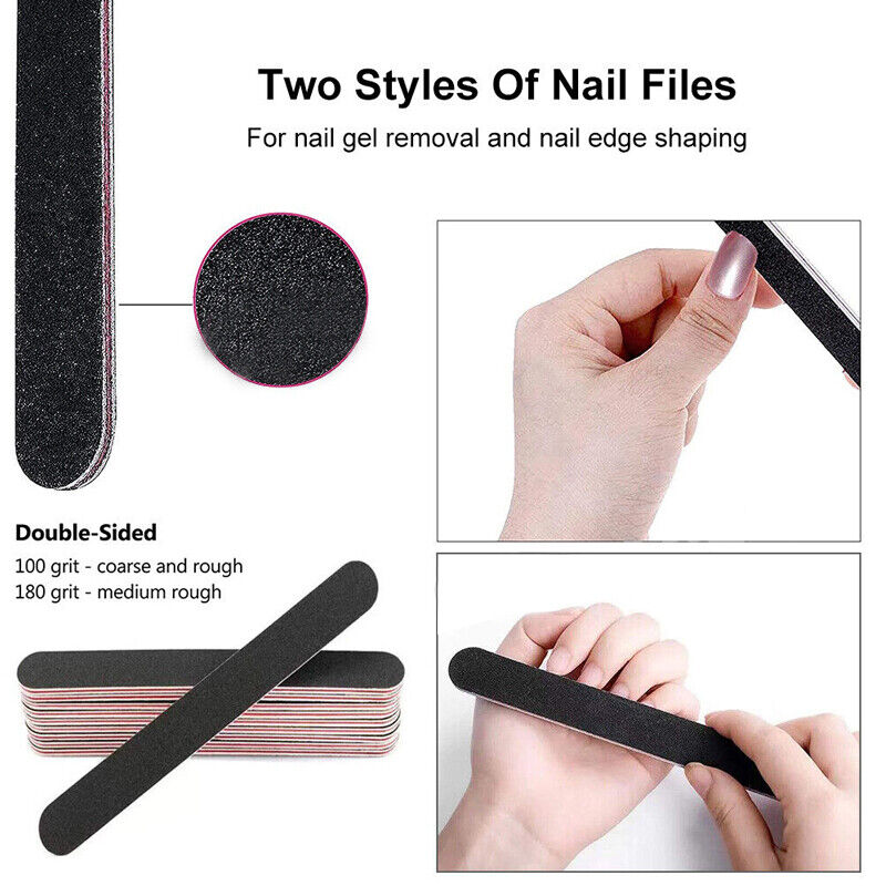 Nail Files Sanding Buffer Grit Emery Gel Nails Filer Art Pedicure Manicure Tool