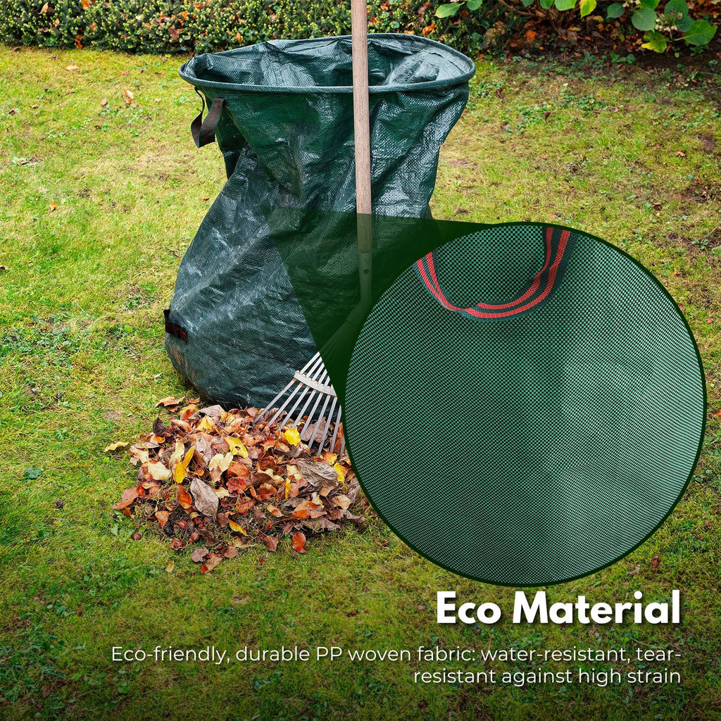 NOVEDEN 3 Packs Garden Waste Bags with 132 gallons (Green) NE-GWB-101-XS