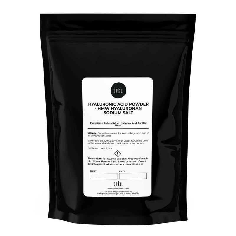 100g Hyaluronic Acid Powder - HMW Hyaluronan Sodium Salt