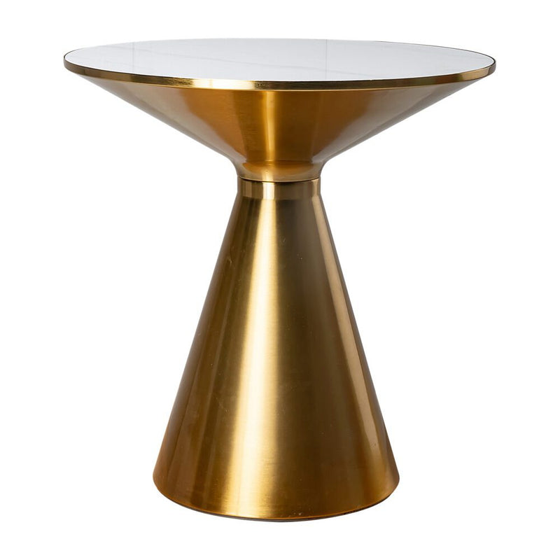 Golden Halo Round Side Table