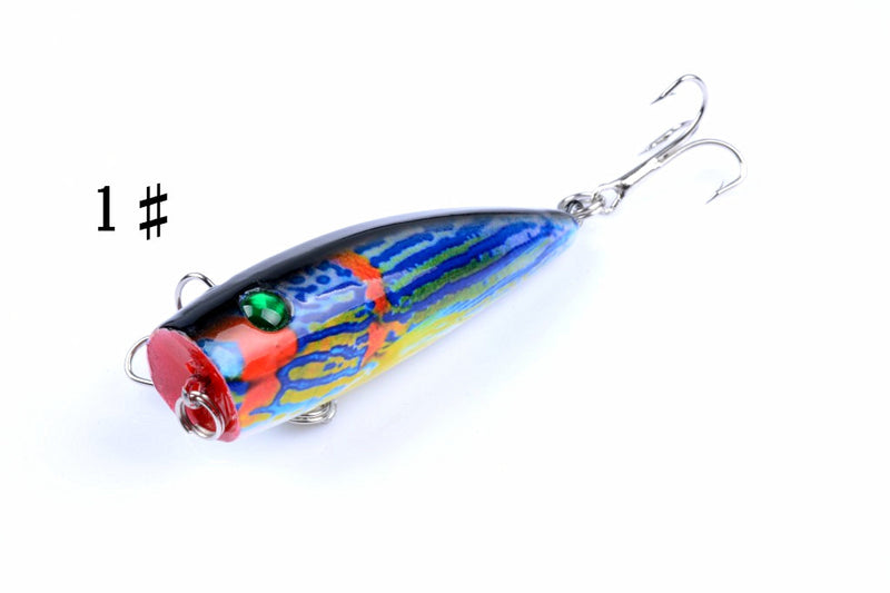 4X 6.8cm Popper Poppers Fishing Lure Lures Surface Tackle Saltwater