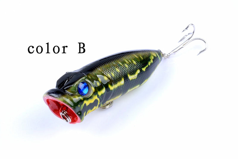 4X 6.5cm Popper Poppers Fishing Lure Lures Surface Tackle Saltwater