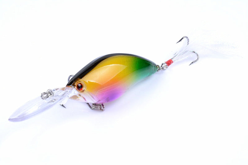 6x 11cm Popper Crank Bait Fishing Lure Lures Surface Tackle Saltwater