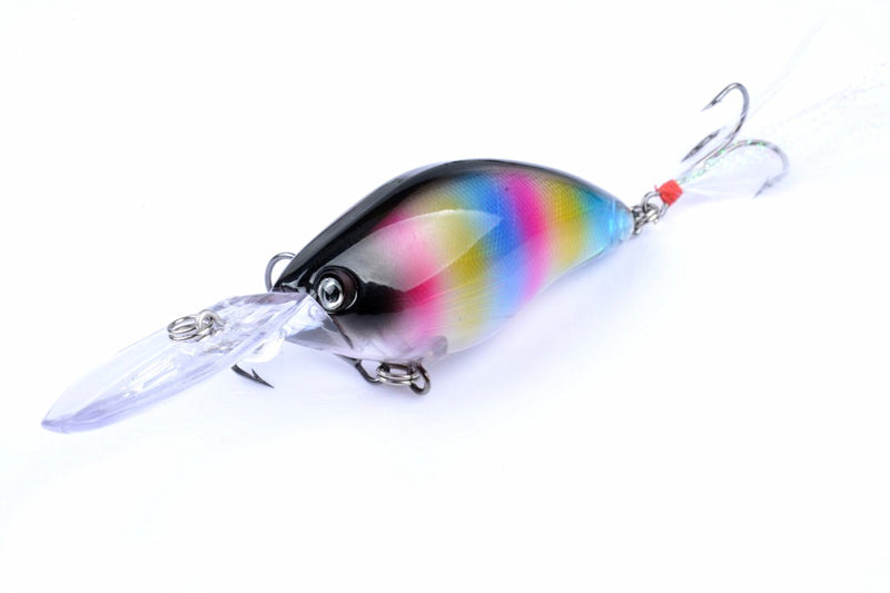 6x 11cm Popper Crank Bait Fishing Lure Lures Surface Tackle Saltwater