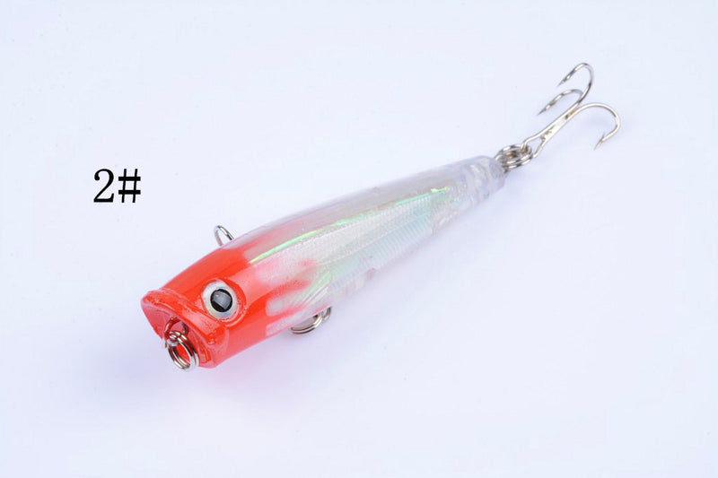 8X 6.5cm Popper Poppers Fishing Lure Lures Surface Tackle Fresh Saltwater