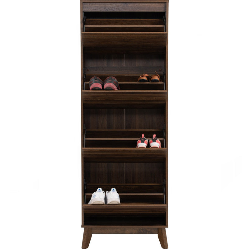 Hirado Tall Shoe Cabinet - Cocoa