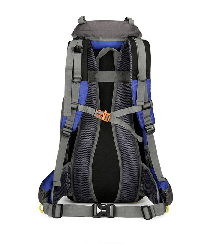 Green 36-55L Outdoor Hiking Backpack - Durable Water Resistant Travel Bag for Trekking, Camping, and Adventure