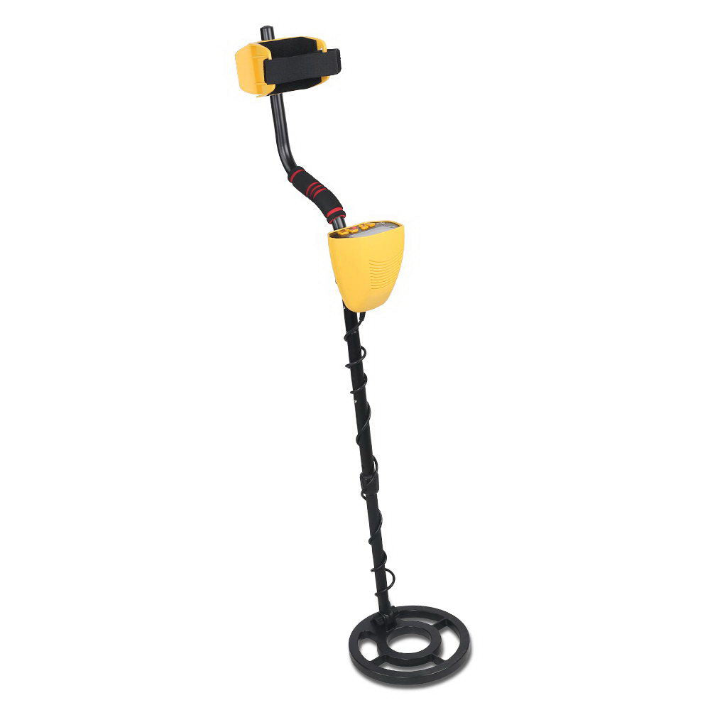LCD Screen Metal Detector with Headphones - Yellow – BlueMojo