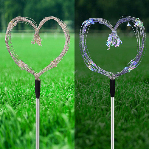 6PCS 150LED Solar Firework String Lights Garden Fairy Light Outdoor Path Lawn Lamp