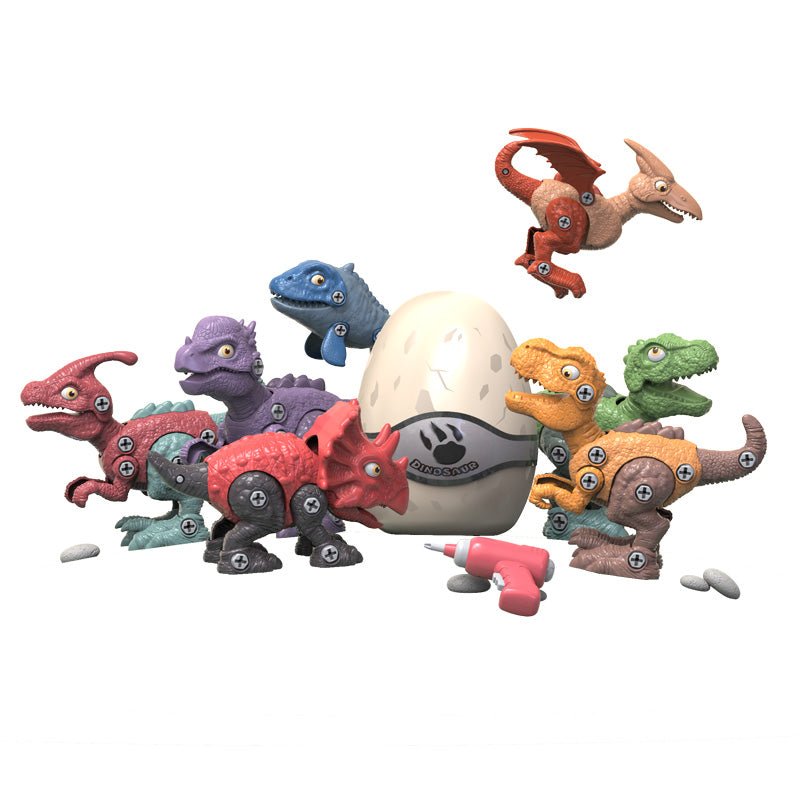Disassemble Blocks Jurassic Dinosaurs Building Blocks Toys Battery ...