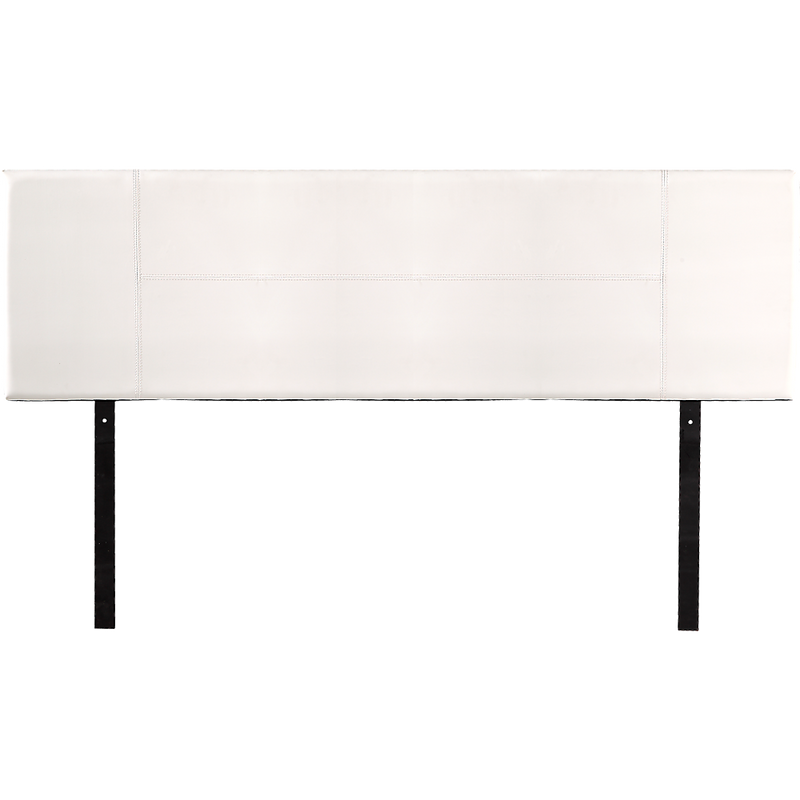 PU Leather King Bed Headboard Bedhead - White