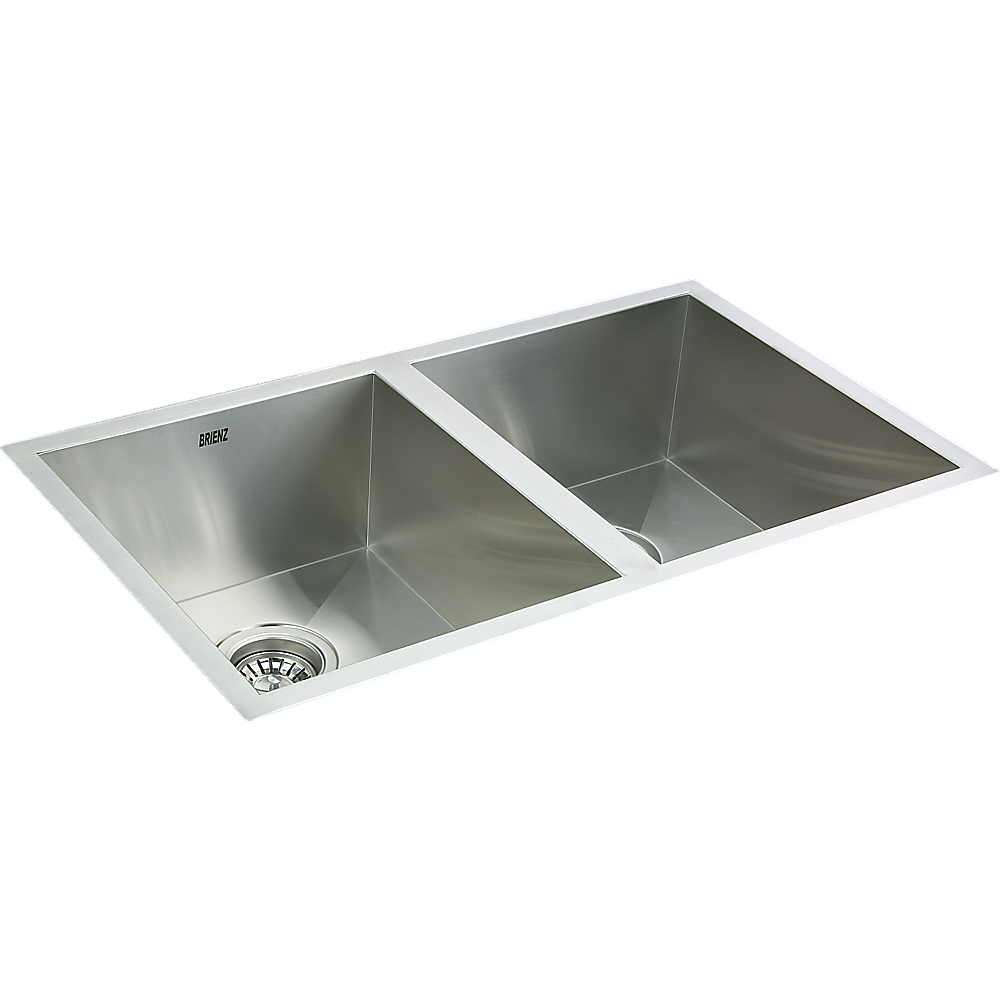 770x450mm Handmade Stainless Steel Undermount / Topmount Kitchen Sink with Waste