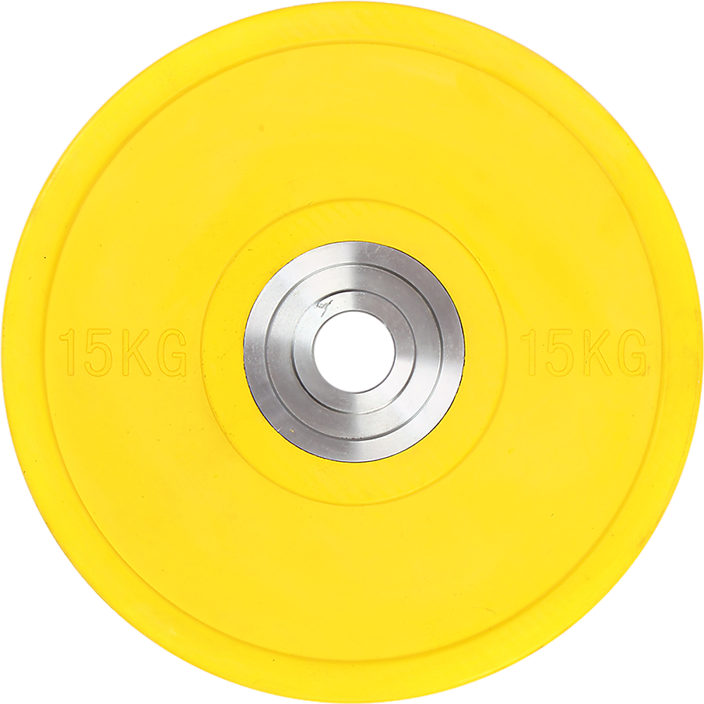 15KG PRO Olympic Rubber Bumper Weight Plate