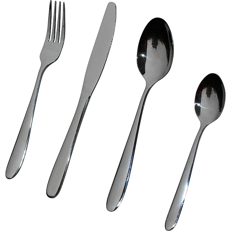 32 Piece Stainless Steel Cutlery Set Knives Fork Spoon Teaspoon