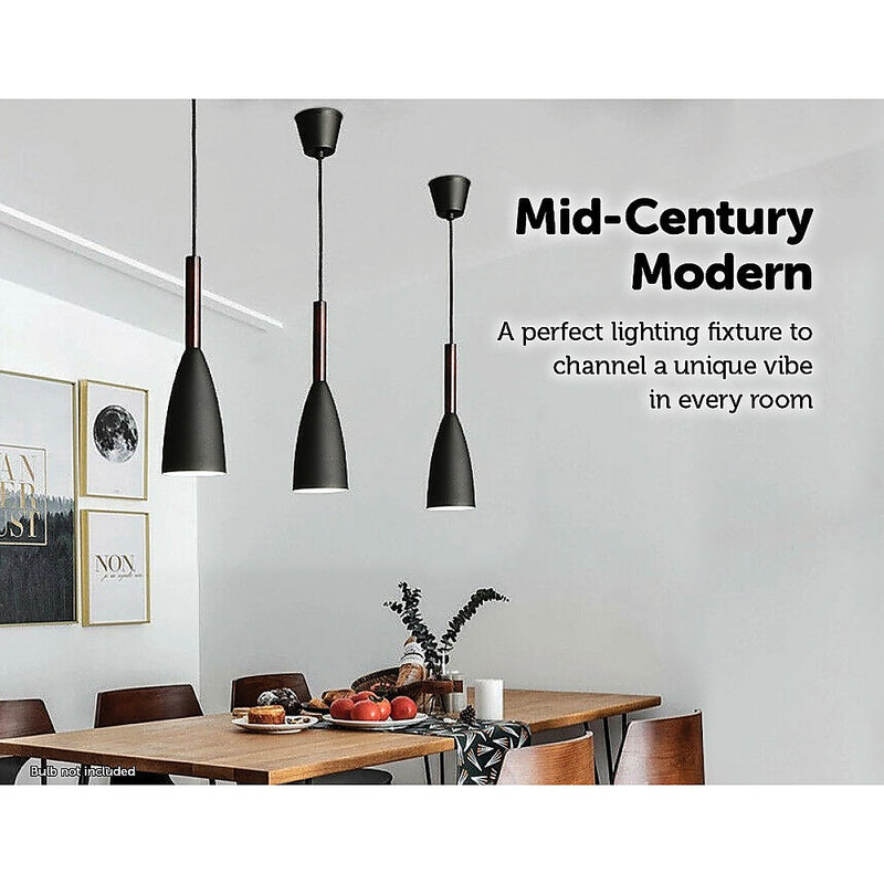 Black Pendant Lighting Kitchen Lamp Modern Pendant Light Bar Wood Ceiling Lights