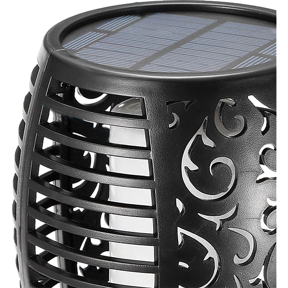 10 Pack Solar Torch Lights 96 LED Flickering Lighting Dancing Flame Garden Lamp