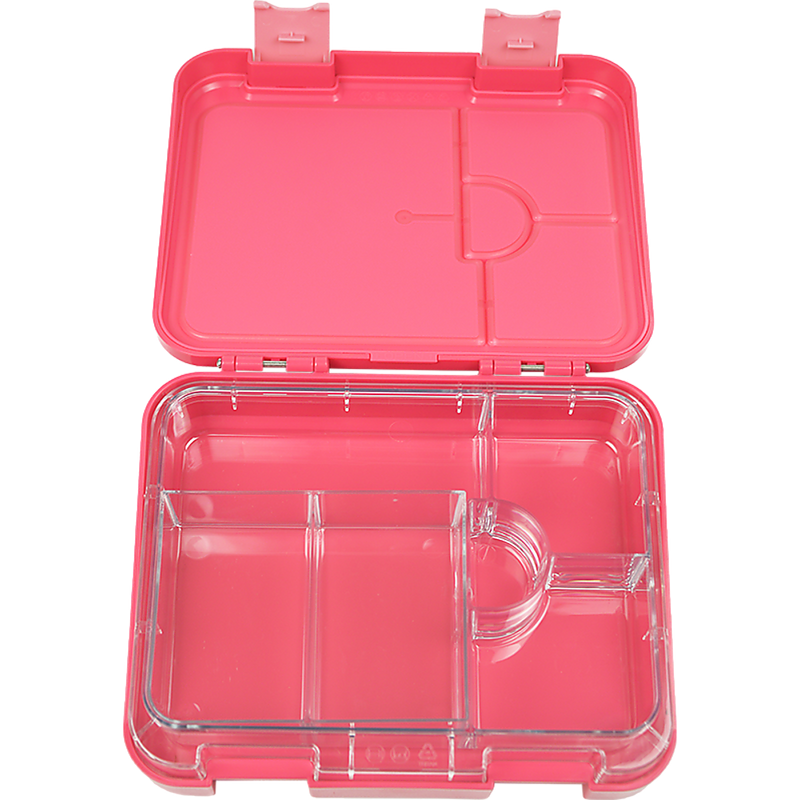 Bento Lunch Box Kids Leakproof Food Container School Picnic - Pink