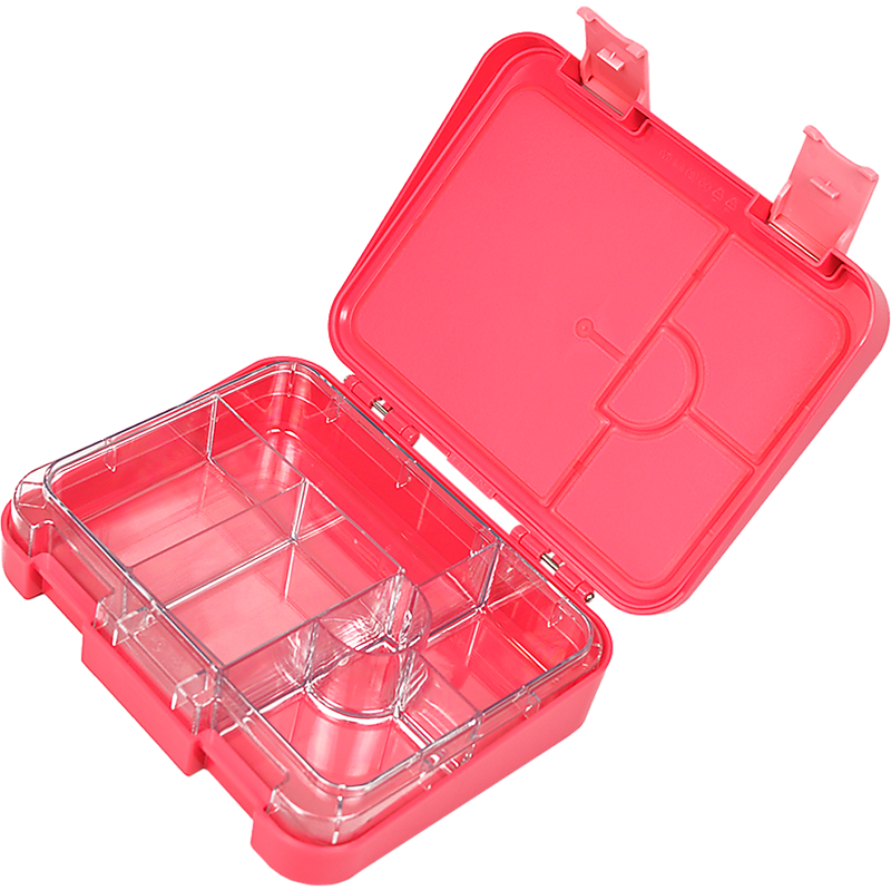 Bento Lunch Box Kids Leakproof Food Container School Picnic - Pink