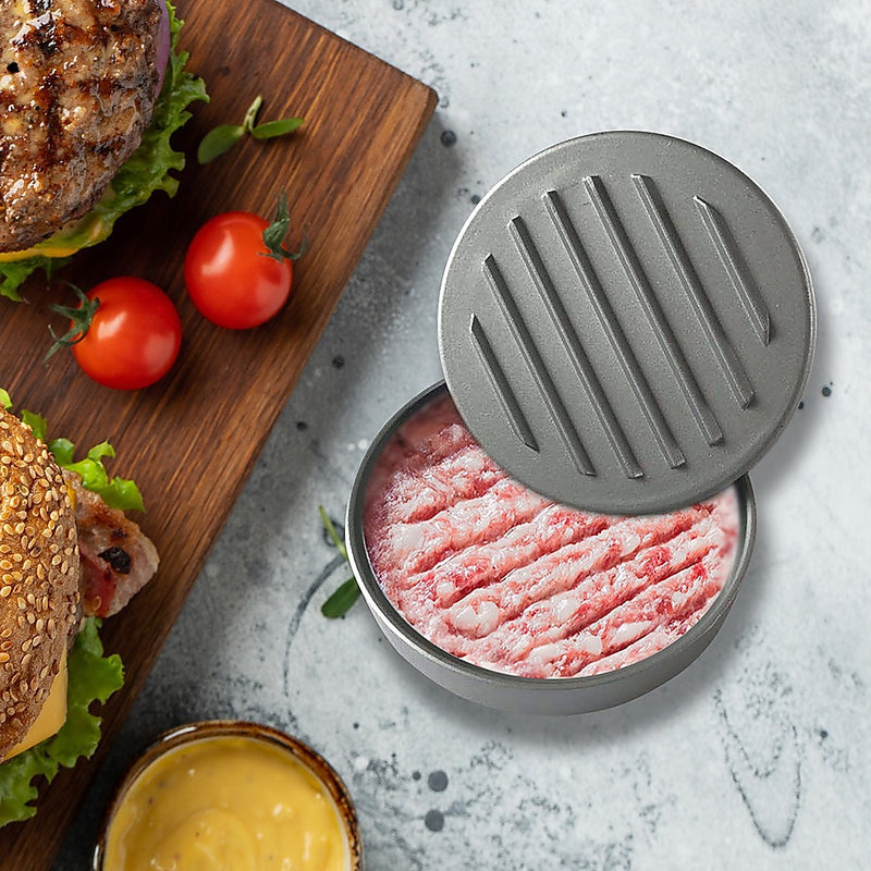 Large Round Hamburger Patty Maker Grill Press Burger Metal Mold Cooking Tools