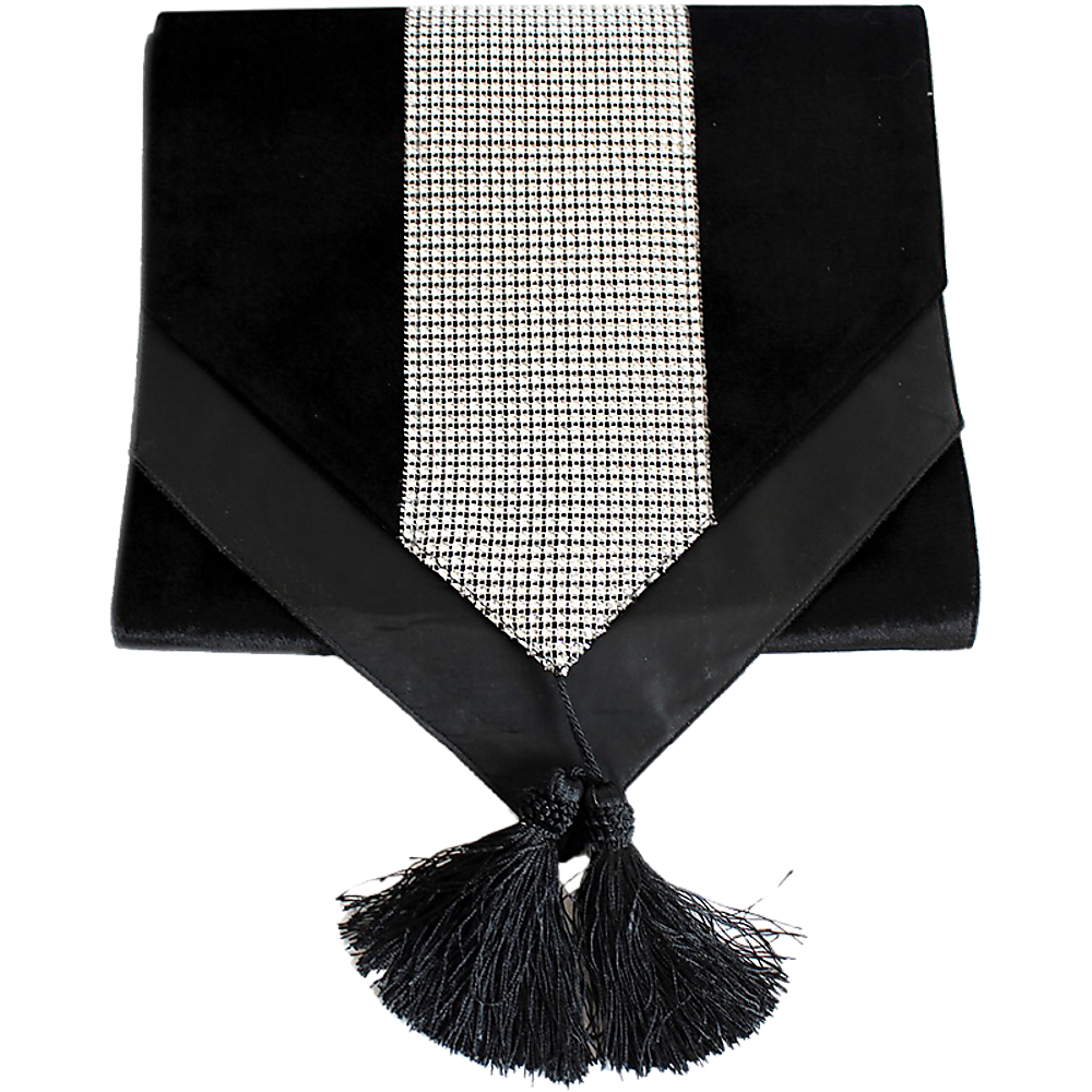 72" Velvet Table Runner + Dining Placemats Table Place Mats Decor