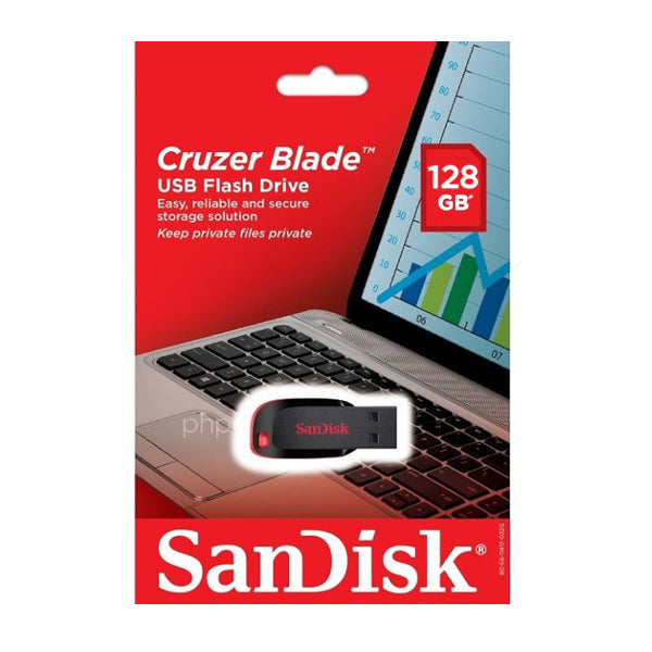 Sandisk Cruzer Blade CZ50 128GB USB Flash Drive